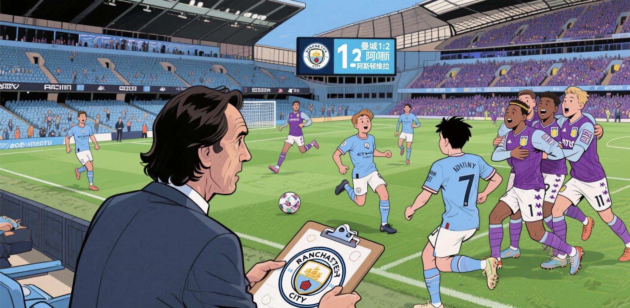 开云体育在线-曼城主场未能胜利，遭遇不败战绩终结