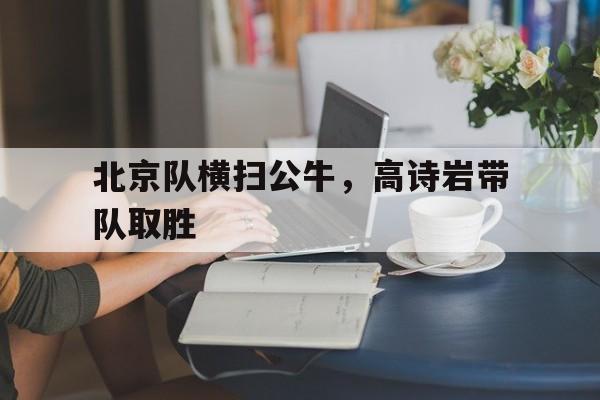 开云体育官网-北京队横扫公牛，高诗岩带队取胜
